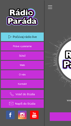Rádio Paráda Screenshot 2