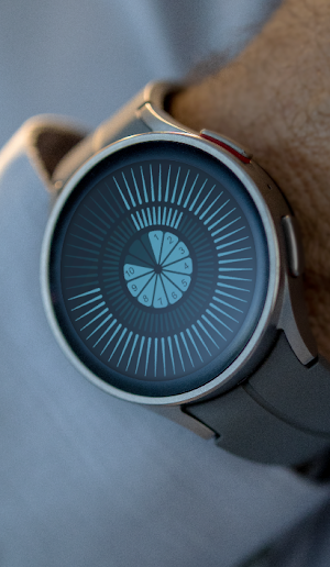 Tempus Aqua Android Watch Face Screenshot 1