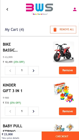 Baby World Store Screenshot 3