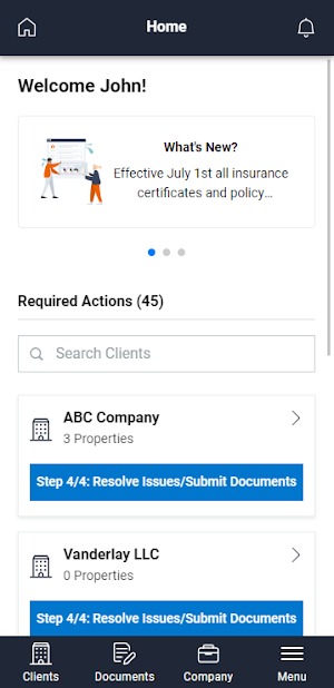 RealPage Vendor Mobile Screenshot 0