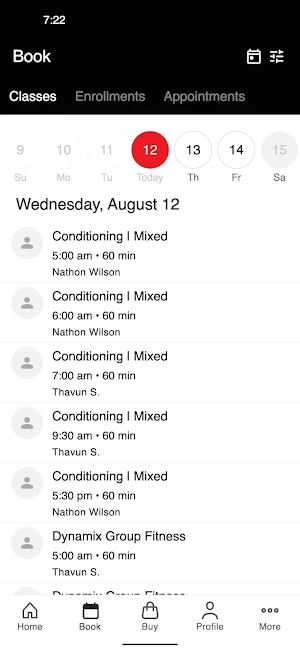 Dynamix Fitness & Performance Screenshot 1