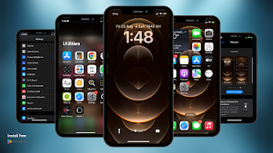 iPhone 12 Pro Max Launcher Screenshot 0