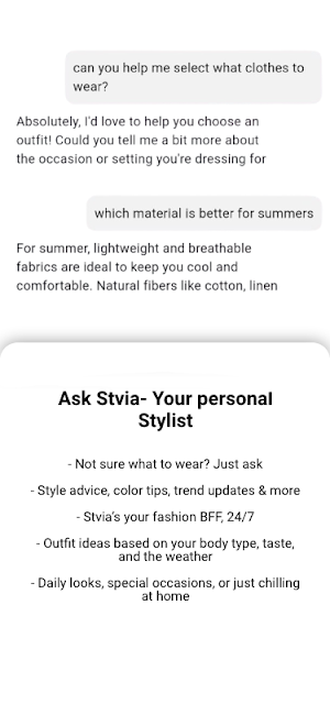 Stvia AI Screenshot 0