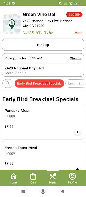Green Vine Deli Screenshot 2