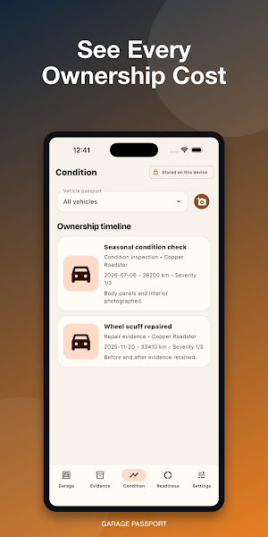 Garage Passport — Car Vault Screenshot 2