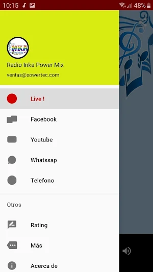 Radio Inka Power Mix Screenshot 0
