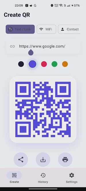 QR Generator - No Ads Screenshot 0