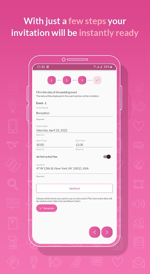 Wedding Invitation Maker Screenshot 1