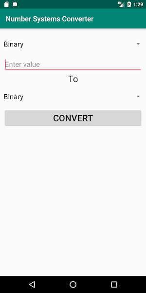 Number Systems Converter Screenshot 0