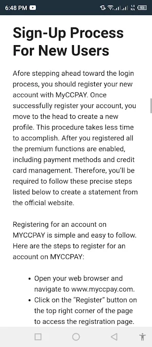 My CC Pay Screenshot 3