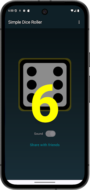 Simple Dice Roller Screenshot 1