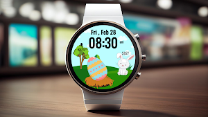 Easter Bunny Smiles Watch Screenshot 0