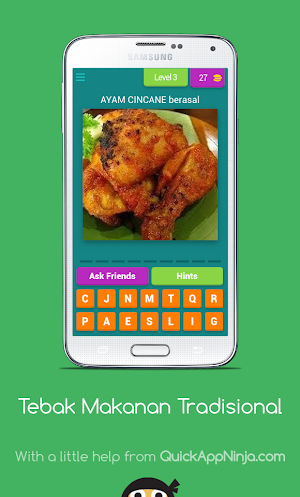 Tebak Makanan Tradisional Screenshot 2