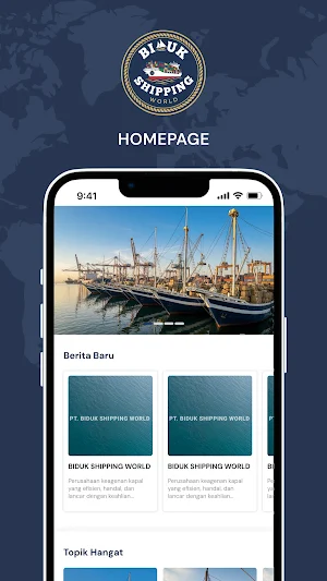 Biduk Shipping World Screenshot 1