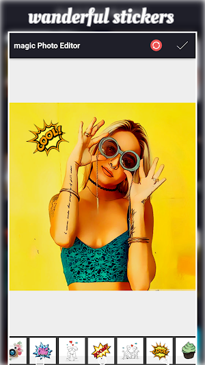 Magic photo editing glitch and cartoon maker Screenshot 0