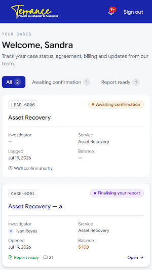 TJS Portal Screenshot 0