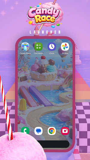 Candy Race Launcher Screenshot 0