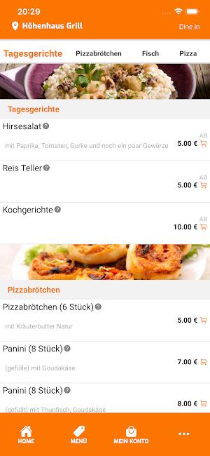 Höhenhaus Grill Screenshot 2