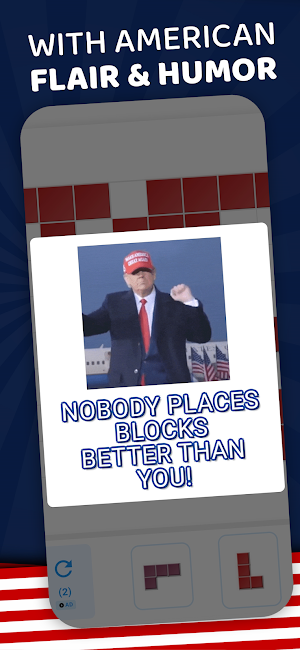 Block Blast - Stars & Stripes Screenshot 1
