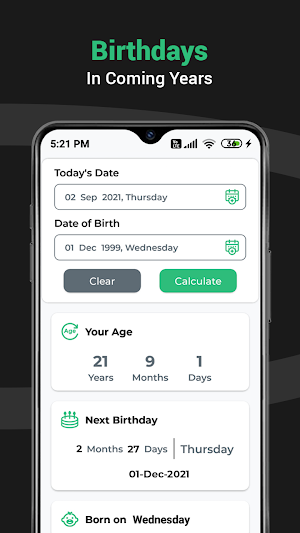 Age Calculator by Date of Birth Screenshot 3