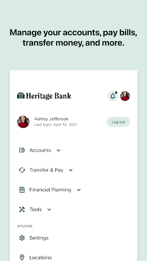 Heritage Bank Digital Screenshot 3