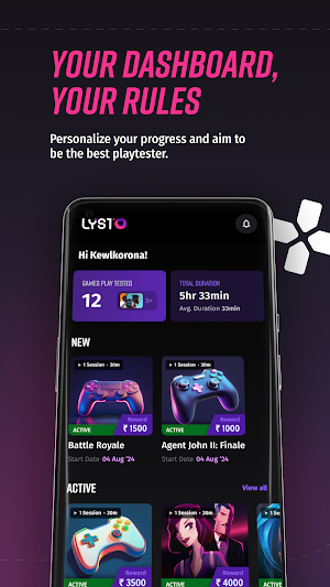 Lysto: Become a Playtester Screenshot 1