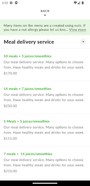 Pure Food and Juice Screenshot 2
