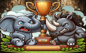 Elephant VS Rhino Game Screenshot 0