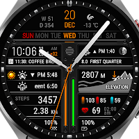 Surface elevation watch face
