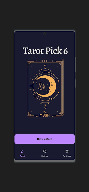 Tarot Pick 6 — One Card a Day Screenshot 0