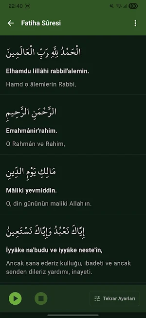 Namaz Sure ve Duaları Sesli Screenshot 1