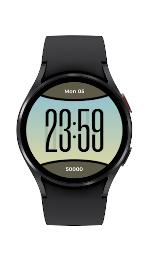 Big character watch face Screenshot 0