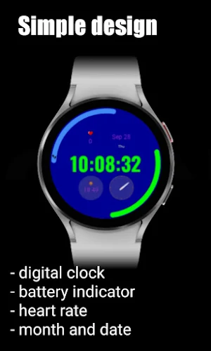 digital watch face Screenshot 3