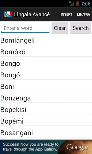 Lingala Avancé Screenshot 0