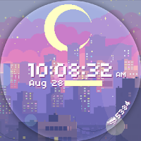 Vapor Town Watch Face