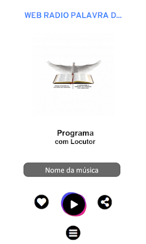 Web Rádio Palavra da Verdade Screenshot 0