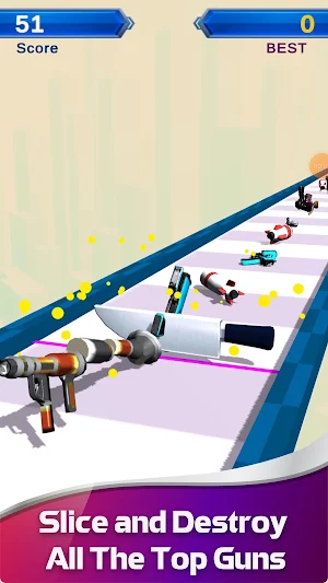 Slice Master Gun 3D Screenshot 0