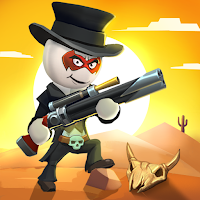Stickman Sniper: Western gun