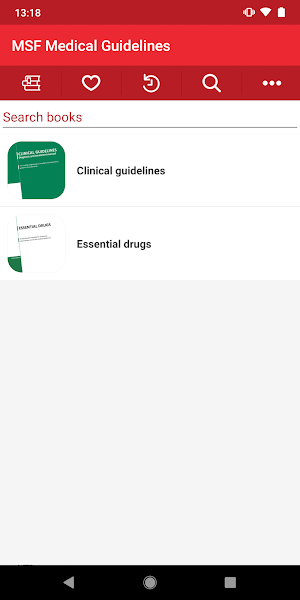 MSF Medical Guidelines Screenshot 1