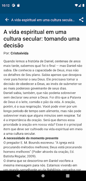 Ministério Cristo é Vida Screenshot 2