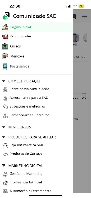 Comunidade SAD Screenshot 0