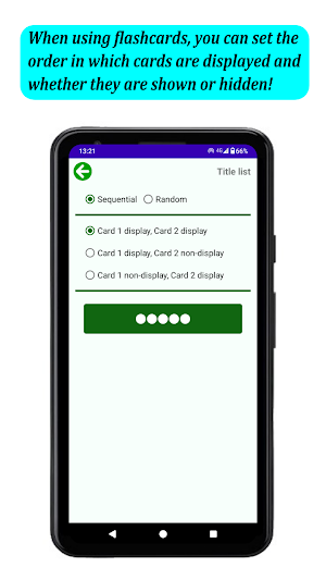 App to make flashcards Screenshot 2