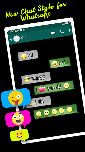 New chat style for whatsApp Screenshot 2