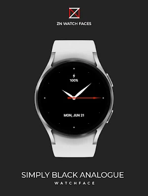 Simply Black Analogue Face Screenshot 0