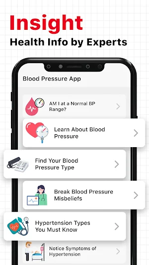 Blood Pressure App: BP Monitor Screenshot 0