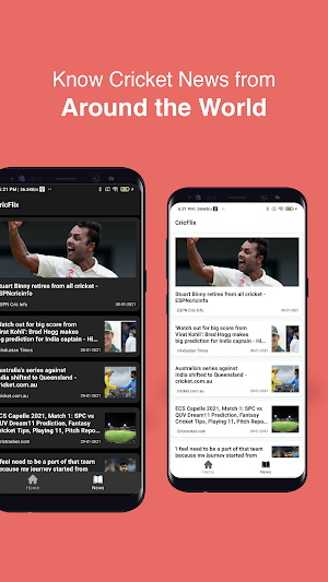 CricFlix: Live Scores, Cricket News & Scorecard Screenshot 2