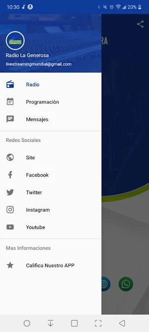 Radio La Generosa Peru Screenshot 1