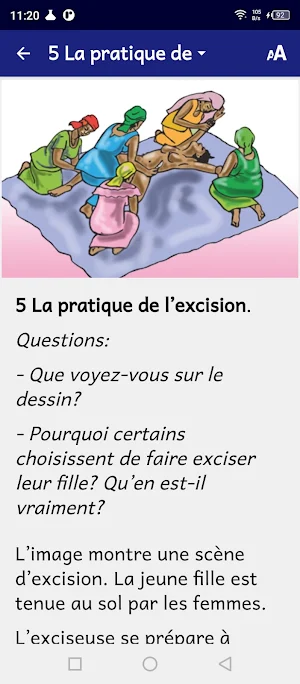 Excision en français Screenshot 1