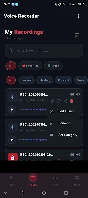 Voice Recorder Pro & Editor Screenshot 2