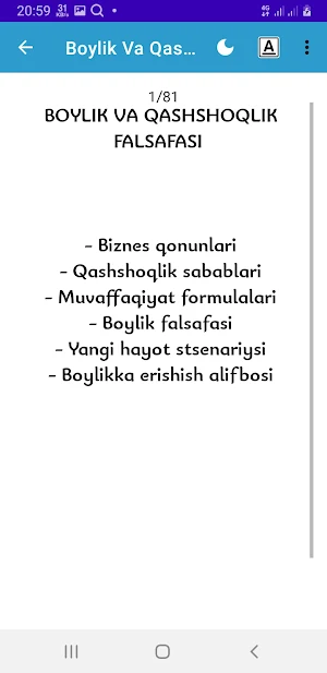 Boylik Va Qashshoqlik Screenshot 2